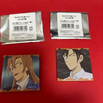 명탐정 코난 코난랜드 메모리얼 캔뱃지 하기와라 켄지 하기와라 치하야