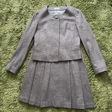 여성용 스커트 수트 셋업 그레이 9호