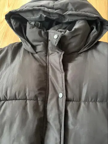 [ Discoat ] 밑단 라운드 페이크 다운