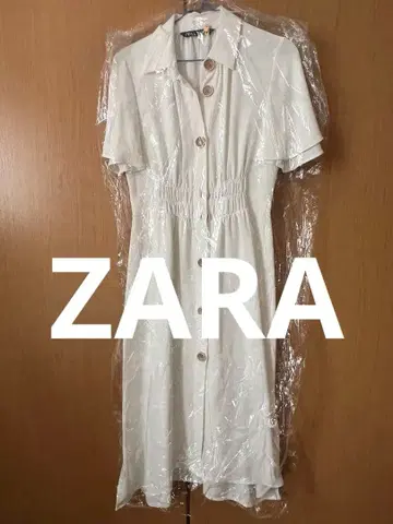 ZARA 화이트 셔츠 원피스 S