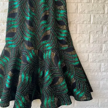 아프리칸 머메이드 스커트