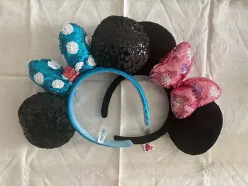 미니 스팽글 머리띠 2개 세트