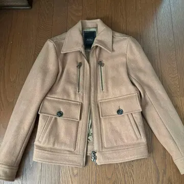 Tete Homme 베이지 울 피 코트