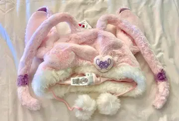 상하이 디즈니 홍콩 팬캡 머리띠 스티치 엔젤 리로