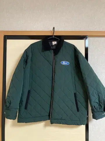 후즈후 갤러리 FACT 로고 퀼팅 자켓 COOPER