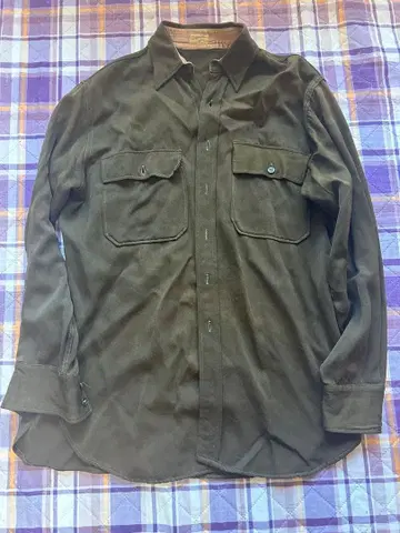 [ 50s ] 레이온 개버딘 오피서 셔츠