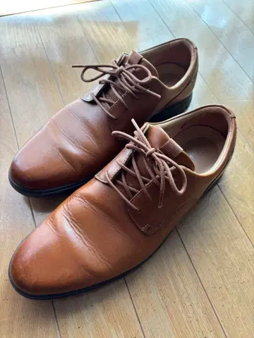 클락스 브라운 가죽 신발 25.5cm