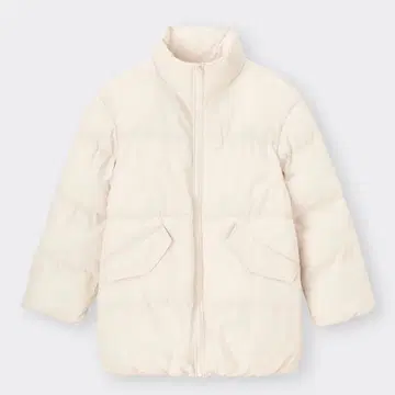 [ 새상품급 ] GU 히트 패디드 오버 사이즈 블루종 YT+E 사이즈 M