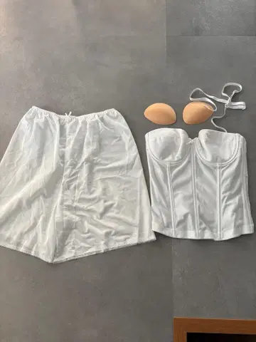 화이트 코르셋 이너 세트 C70 M