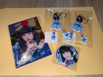 iLife 소라시 카렌 아크릴 키링 클리어 카드 캔뱃지 세트