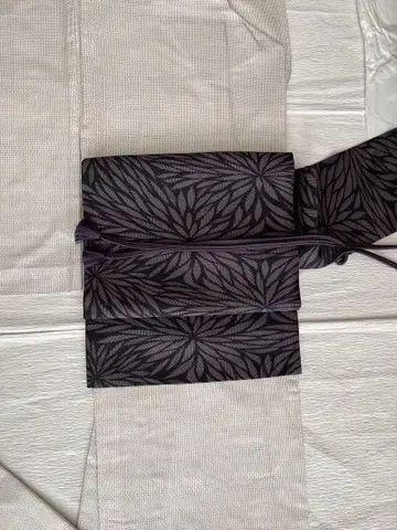 직조 오비(약 27.3cm) 나고야 오비 블랙 베이스