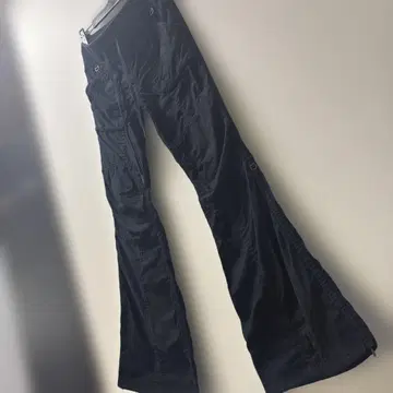 새상품급 G.O.A 남성용 플레어 블랙 팬츠 밑단 조임