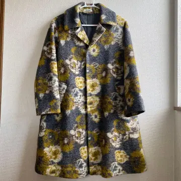 Plantation* 꽃무늬 울 코트 M