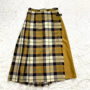 컨디션 최상 오닐 오브 더블린 퀼트 스커트 랩스커트