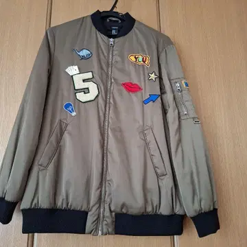 FOREVER 21 베이지 MA-1 자켓 M