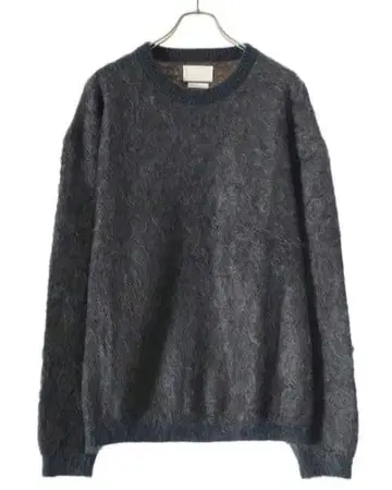 Yoke 3COLOR JACQUARD MOHAIR SWEATER 23AW