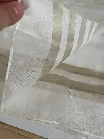 기모노 겉옷 오간자 실크 스톨