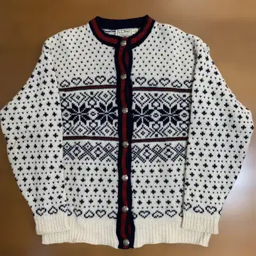 L.L.Bean 엘엘빈 티롤리안 니트 가디건 USA제 L 사이즈