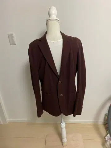 와인 레드 테일러드 자켓