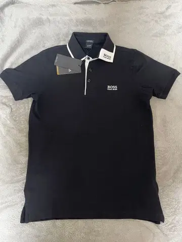 BOSS 블랙 피케 셔츠 택 포함 새상품