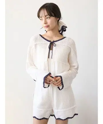 크로셰 숏 가디건