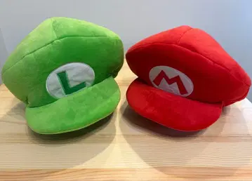 USJ 공식 루이지 마리오 캐릭터 모자 2개 세트
