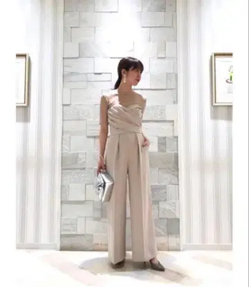 러그나문 크로스베어 팬츠 드레스 베이지