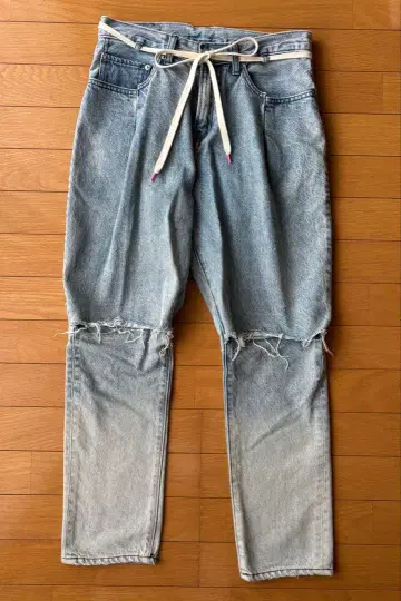 RNA 데미지 데님 팬츠