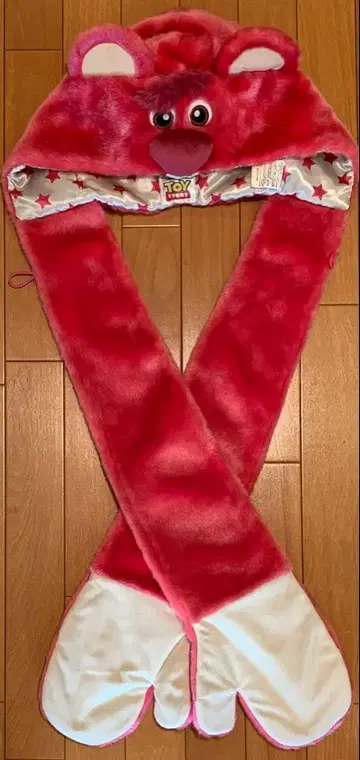 디즈니 스토어 토이스토리 랏소 변신 모자 머플러 장갑