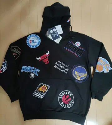 프릭스스토어 x NBA 후드티 블랙 M