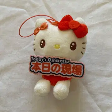 헬로키티 봉제 인형 약 11cm 오늘의 현장 덕질