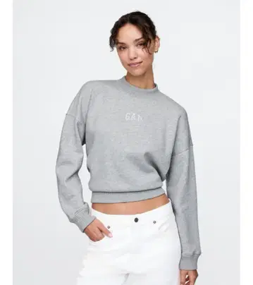 빈티지 소프트 모크넥 GAP 로고 맨투맨 트레이닝복