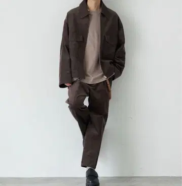 [ 새상품급 ] WYM 코듀로이 셋업 남성용 슬랙스 브라운