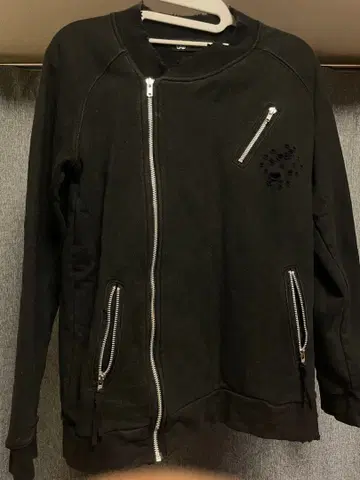 빔스 보이 집업 트레이닝복 블랙