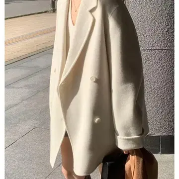 OUNCE bruni double half coat ivory