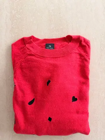 PS 폴 스미스 빨간색 긴팔 니트 스웨터