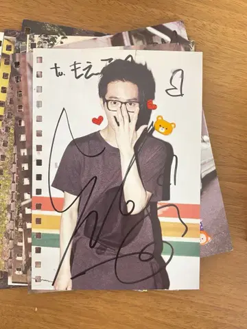K-POP 친필 사인 사진 EXO SUHO