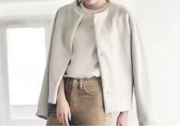 익명 배송 UNIQLO 스무스얀 플리스 노카라 자켓 M 사이즈