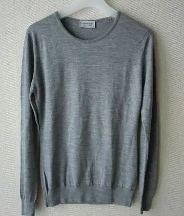 존스메들리 크루넥 스웨터 울 니트 그레이