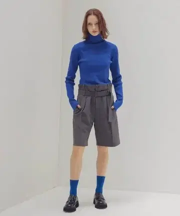 드레스레이브 리브 베이직 터틀넥 풀오버 새상품