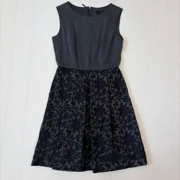 M-premier 긴자 원피스 그레이 블랙 38