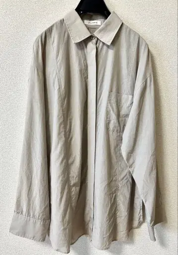 crewre 아세테이트 패널 셔츠