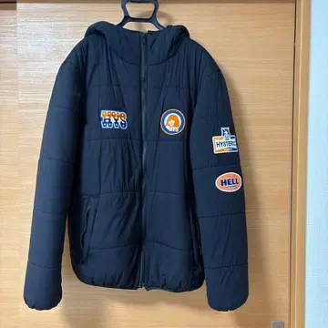 HYSTERIC GLAMOUR 후드 부착 다운 자켓 S