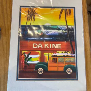DA KINE 하와이 빈티지 아트 포스터