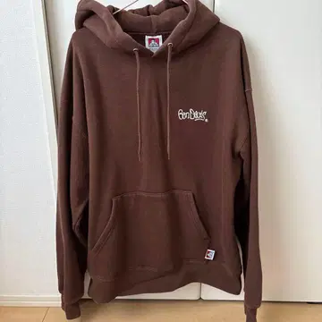 BEN DAVIS 브라운 후드티 M 사이즈
