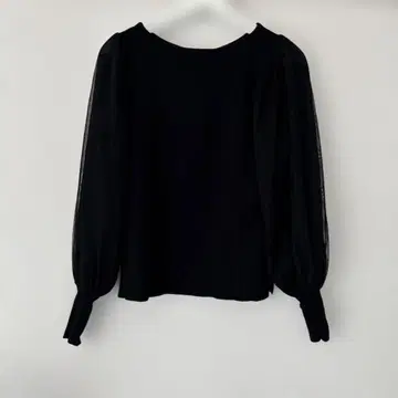 마르티니크 소매 시스루 니트