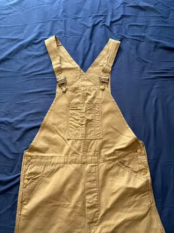 02deriv 베이지 오버롤 4포켓 살로펫 올인원