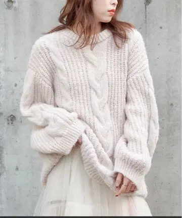 케이블 루즈 튜닉