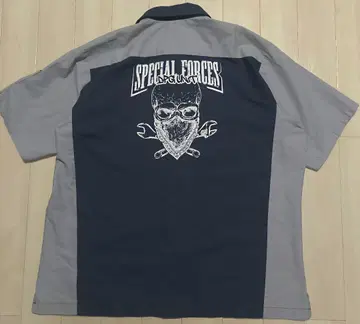 바이커 SPECIAL FORCES 반팔 워크 셔츠 레드캡