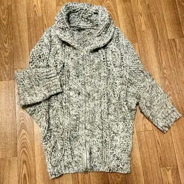 [ MACPHEE ] 로우 게이지 집업 니트 가디건